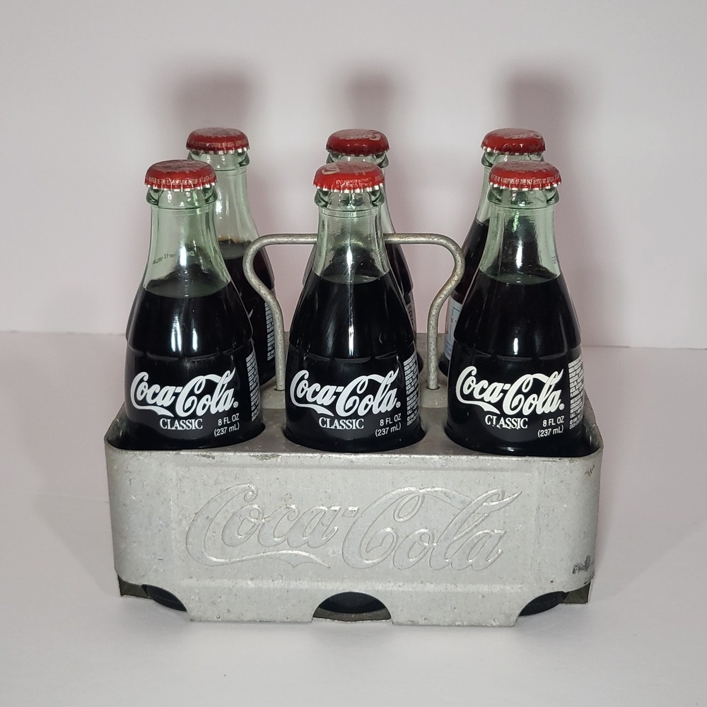 1950's Vintage Coca Cola Aluminum Carrier w/ Olympics Commemorative‎ Bottles - Picture 10 of 13